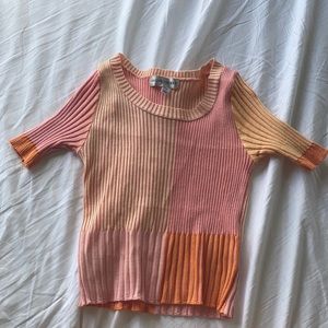 SHOP RUMOURS Knit top. Never worn. NWOT.